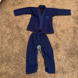 Kids Jiu Jitsu Gi By Jayefo - Blue Martial Arts Gi Set